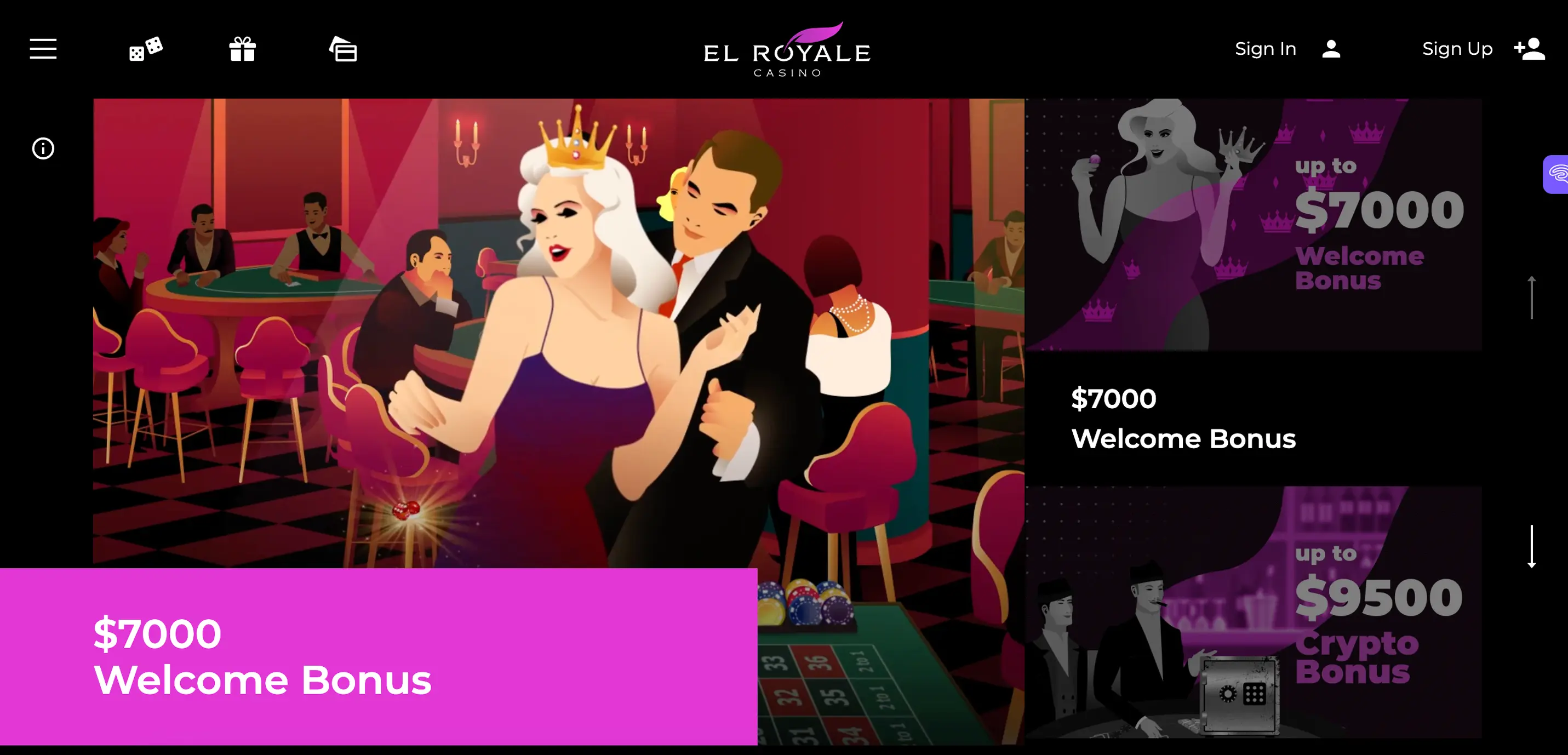 El Royale Online Casino Bonus