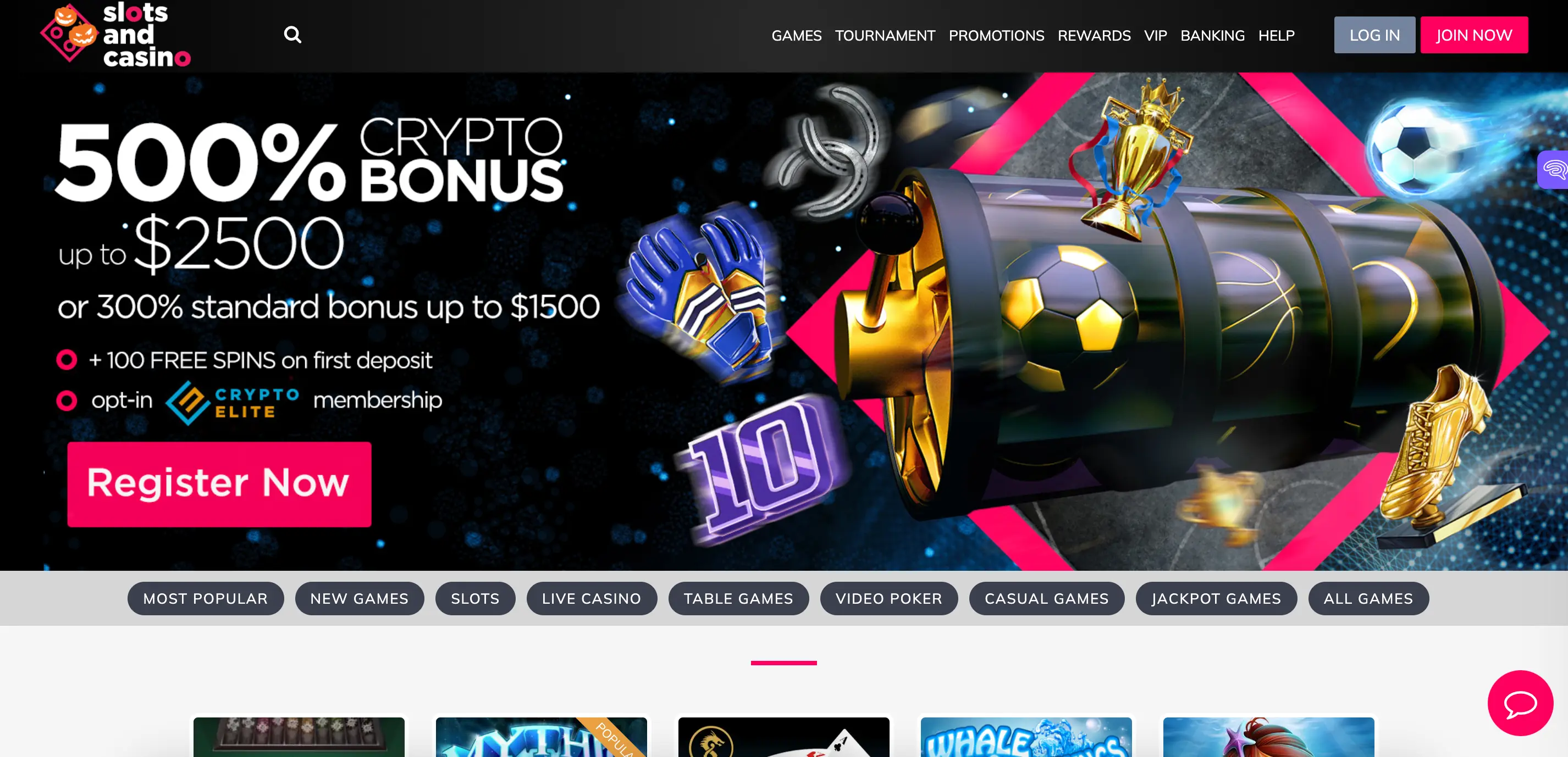 SlotsandCasino Online Casino Bonus